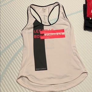 Reebok Les Mills BodyCombat white/hot pink tank